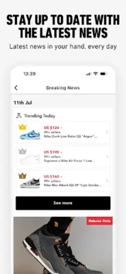 SNKRDUNK android App screenshot 1